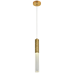 Подвесной светильник латунь Dew Drops Tube Brass Hanging Lamp варинант исполнения - 2 | Loft Concept в Твери