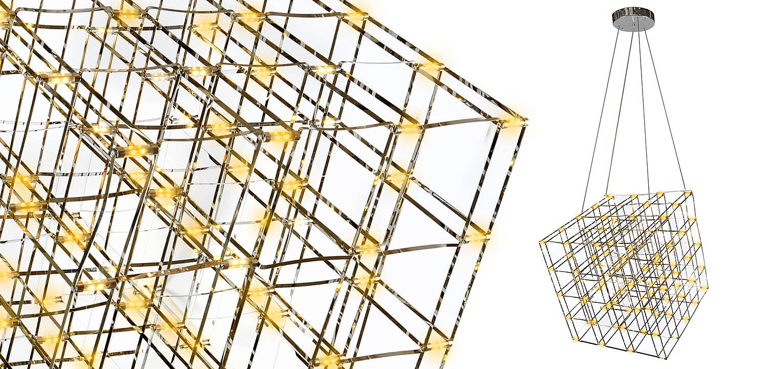Люстра Moooi Tesseract Yellow lamp L Люстра Moooi Tesseract Yellow lamp L - Loft-Concept в Твери