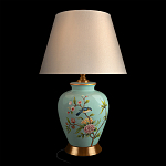 Настольная лампа голубая с изображением птиц Slip Away варинант исполнения - 8 | Loft Concept в Твери