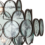 Люстра с каскадом из круглых стеклянных дисков Small Round Sequins варинант исполнения - 1 | Loft Concept в Твери