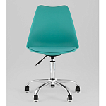 Офисный стул на металлическом основании EGGERY Blue пластик варинант исполнения - 5 | Loft Concept в Твери