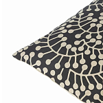 Подушка декоративная черного цвета Blossom Essence Grace варинант исполнения - 2 | Loft Concept в Твери