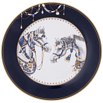 Сервиз обеденный из фарфора с изображением лошадей на 6 персон 23 предмета Porcelain Horse Set варинант исполнения - 1 | Loft Concept в Твери