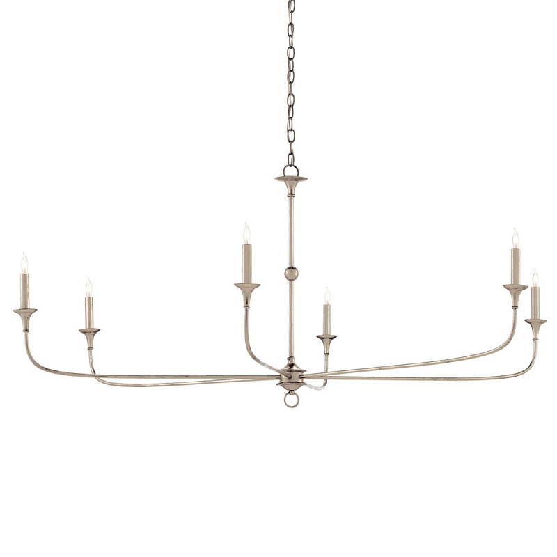 Люстра Smoothness of Silver Lines Серебро винтаж Люстра Smoothness of Silver Lines Серебро винтаж в Твери | Loft Concept