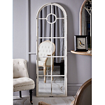 Зеркало-окно с арочным силуэтом в венецианском стиле Venetian White Mirror варинант исполнения - 4 | Loft Concept в Твери