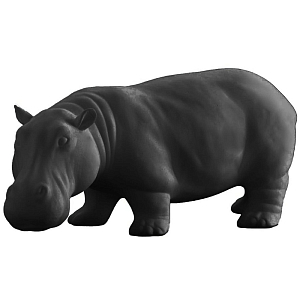 Статуэтка Abhika Hippo Bisc. Black