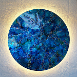 Светильник настенный «Голубая Планета» варинант исполнения - 2 | Loft Concept в Твери