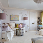 Обои ручная роспись Bamboo Special Colourway on Natural Mica metallic silk варинант исполнения - 2 | Loft Concept в Твери