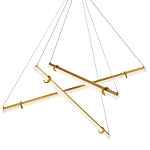 Светодиодная люстра Trumpet Tube Brass 107 варинант исполнения - 1 | Loft Concept в Твери