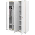 Шкаф белый четырёхдверный для одежды Antique Order варинант исполнения - 4 | Loft Concept в Твери