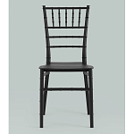 Стул Chiavari пластик черный варинант исполнения - 4 | Loft Concept в Твери