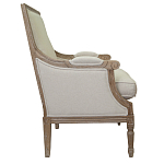 Кресло William Classical Armchair beige flax варинант исполнения - 1 | Loft Concept в Твери
