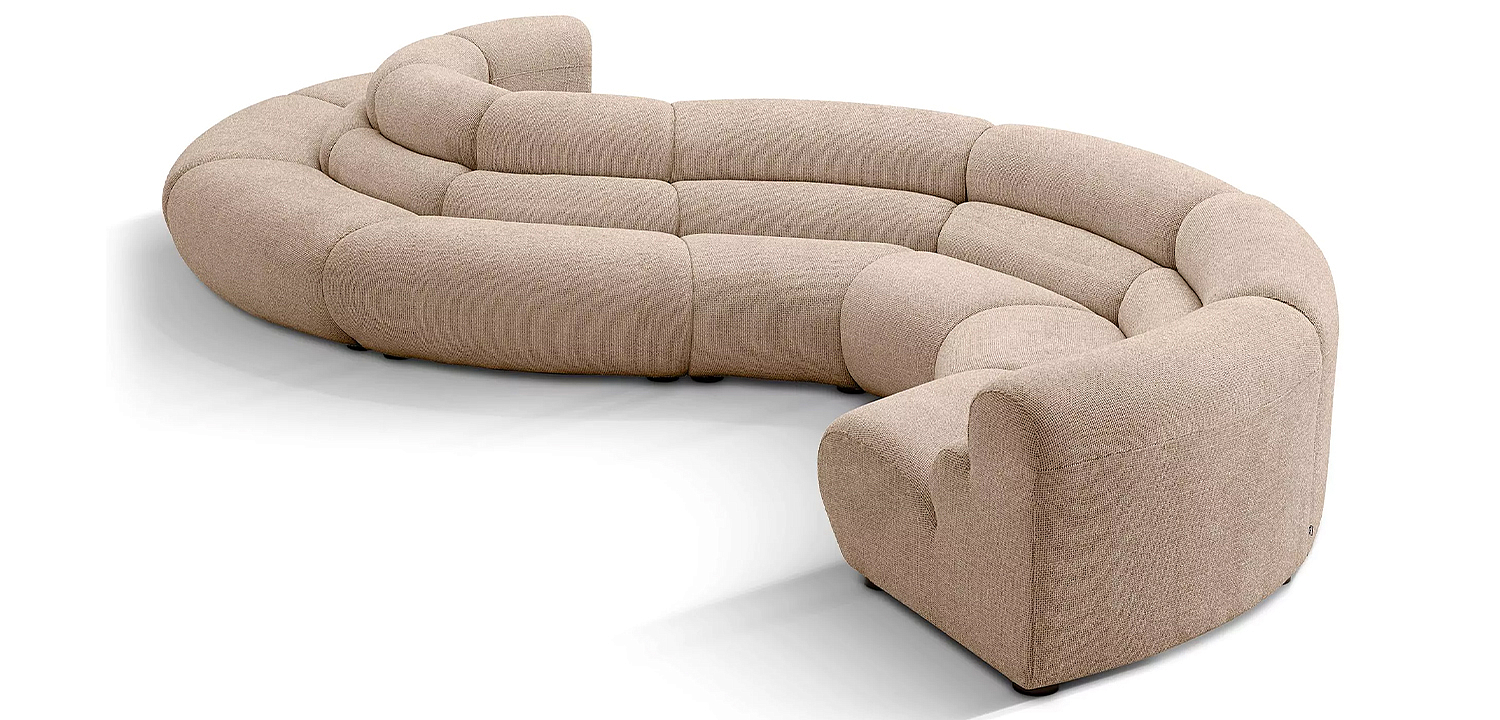 Модульный диван Eichholtz Sofa Lindau Outside Corner Sand Модульный диван Eichholtz Sofa Lindau Outside Corner Sand - Loft-Concept в Твери