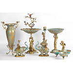 Фарфоровая чаша Фонтан птиц Verena варинант исполнения - 2 | Loft Concept в Твери