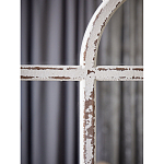 Зеркало-окно с эффектом старения в венецианском стиле Venetian White Mirror варинант исполнения - 6 | Loft Concept в Твери