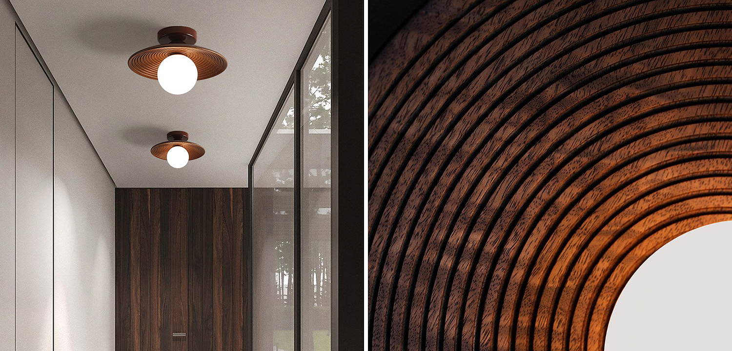 Потолочный светильник Ogata Wooden Light Потолочный светильник Ogata Wooden Light - Loft-Concept в Твери