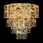 Бра с каскадом из прозрачного хрусталя Constant Sparks варинант исполнения - 4 | Loft Concept в Твери