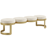 Дизайнерская Банкетка Leola латунь  варинант исполнения - 1 | Loft Concept в Твери