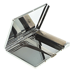 Портсигар на 10 сигарет с газовой зажигалкой из натурального камня Актиновит Stone Cigarettes Cases варинант исполнения - 2 | Loft Concept в Твери