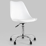 Офисный стул на металлическом основании EGGERY White варинант исполнения - 2 | Loft Concept в Твери