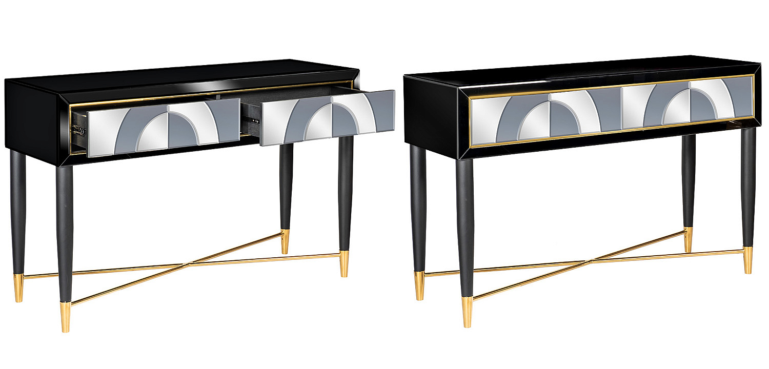Консоль Camila Mirror Boxes Console Консоль Camila Mirror Boxes Console - Loft-Concept в Твери