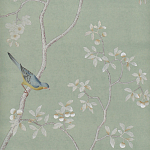 Обои ручная роспись Badminton Mercury Grey варинант исполнения - 1 | Loft Concept в Твери