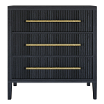 Комод Primo с 3 выдвижными ящиками Черный дуб варинант исполнения - 7 | Loft Concept в Твери