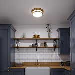 Потолочный светильник с белым матовым стеклянным плафоном в форме перевернутого конуса Hinkley варинант исполнения - 4 | Loft Concept в Твери