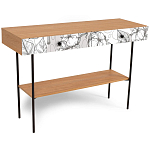 Консоль с принтом на ящиках Elise Console Table варинант исполнения - 10 | Loft Concept в Твери