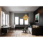 Люстра с каскадом из разноцветных круглых подвесов Key Lustar варинант исполнения - 2 | Loft Concept в Твери