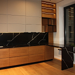 Кухонный гарнитур Шпон ясеня Willis Kitchen set варинант исполнения - 3 | Loft Concept в Твери