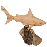 Статуэтка из дерева акула Animals of the World варинант исполнения - 5 | Loft Concept в Твери