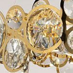 Люстра подвесная из золотых колец 57 см Golden Circles варинант исполнения - 6 | Loft Concept в Твери