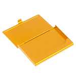 Визитница карманная металлическая с гравюрой Герба России в подарочной коробке Gold Metal Business Card Holders варинант исполнения - 2 | Loft Concept в Твери