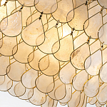 Люстра многоярусная с декором из натуральной морской ракушки Iridescent Light варинант исполнения - 5 | Loft Concept в Твери