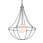 Подвесной светильник из тонких прутьев в форме колокола Forged Thin Rods варинант исполнения - 3 | Loft Concept в Твери