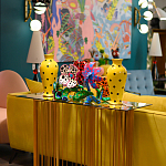 Декоративная статуэтка Yayoi Kusama Flowers that Bloom at Midnight Pink варинант исполнения - 5 | Loft Concept в Твери