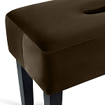 Мягкий  пуф на черных ножках Winton Pouf варинант исполнения - 12 | Loft Concept в Твери