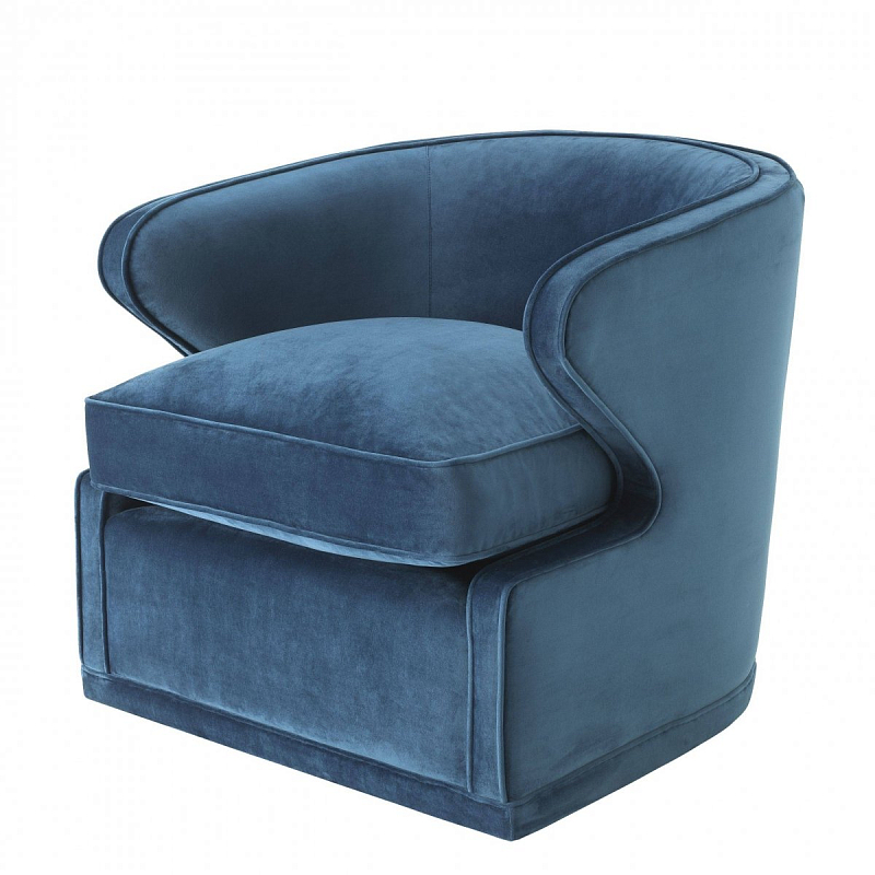 Кресло Eichholtz Chair Dorset Blue Синий в Твери | Loft Concept 