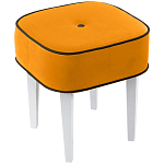 Квадратный мягкий пуф на белых ножках Winton Pouf Square варинант исполнения - 23 | Loft Concept в Твери