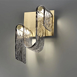 Бра волнистой формы из фактурного стекла Wave варинант исполнения - 3 | Loft Concept в Твери