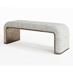 Банкетка Forli с элегантными латунными вставками  варинант исполнения - 1 | Loft Concept в Твери