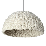 Вязаный подвесной светильник из шерсти Dome Wool Lamp  варинант исполнения - 6 | Loft Concept в Твери