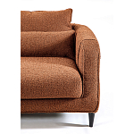 Диван в гостиную Portree Sofa Терракотовый букле варинант исполнения - 5 | Loft Concept в Твери