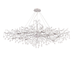 Люстра круглая подвесная с декором в виде ветвей и прозрачных подвесок из стекла в форме капель Droplet Chandelier варинант исполнения - 2 | Loft Concept в Твери