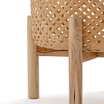 Кашпо на ножках из бамбука Bamboo Decor варинант исполнения - 9 | Loft Concept в Твери