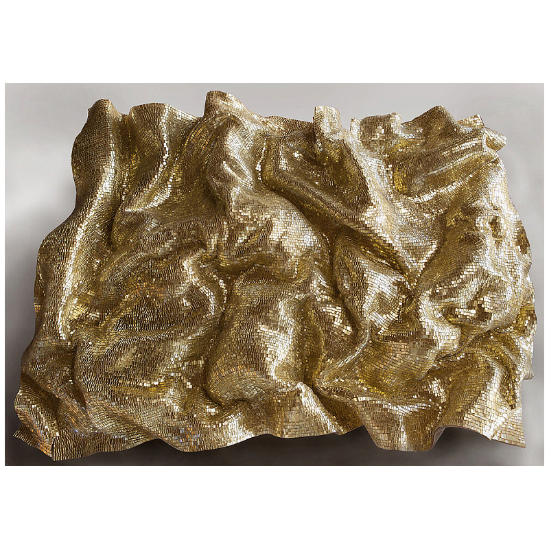 Панно «Golden Flow» Золотой в Твери | Loft Concept 