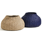 Корзина синяя Elewisa Wicker Basket варинант исполнения - 4 | Loft Concept в Твери