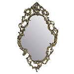 Зеркало настенное в бронзовой раме Majestic Gold Mirrors  варинант исполнения - 1 | Loft Concept в Твери