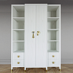 Большой шкаф с витриной Elsa Dreams White варинант исполнения - 5 | Loft Concept в Твери